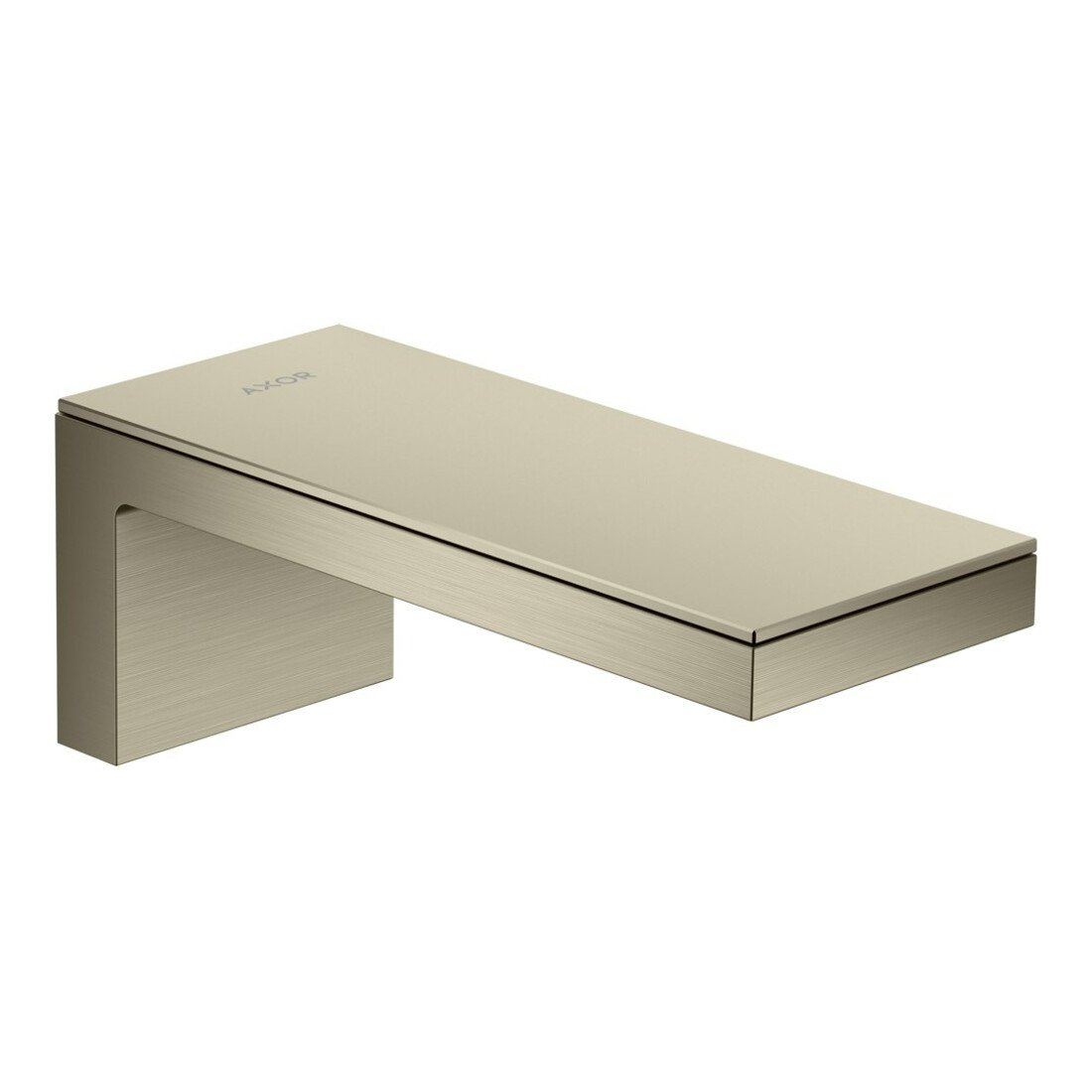 Hansgrohe Axor MyEdition A Bec de baignoire 176 mm, mural, sans plaque, nickel brossé