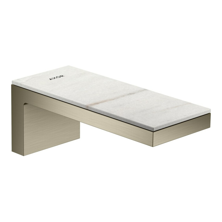 Hansgrohe Axor MyEdition A Bec de baignoire 176 mm, mural, sans plaque, nickel brossé