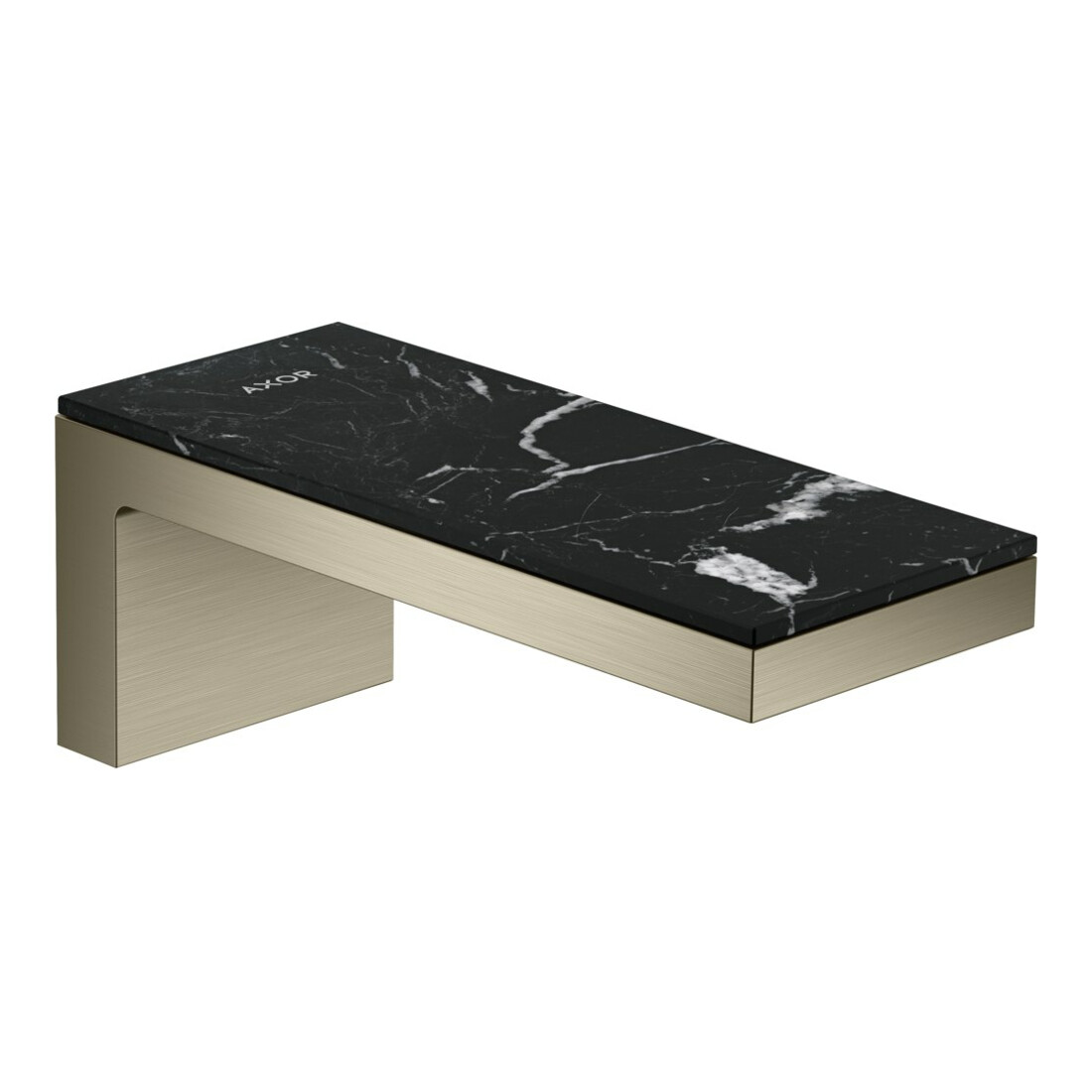 Hansgrohe Axor MyEdition A Bec de baignoire 176 mm, mural, sans plaque, nickel brossé