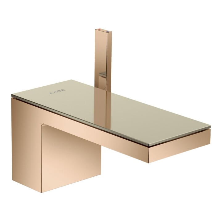 hansgrohe Axor MyEdition A Mitigeur lavabo mono-commande 151 mm, avec vidage, sans plaque, poli or rouge