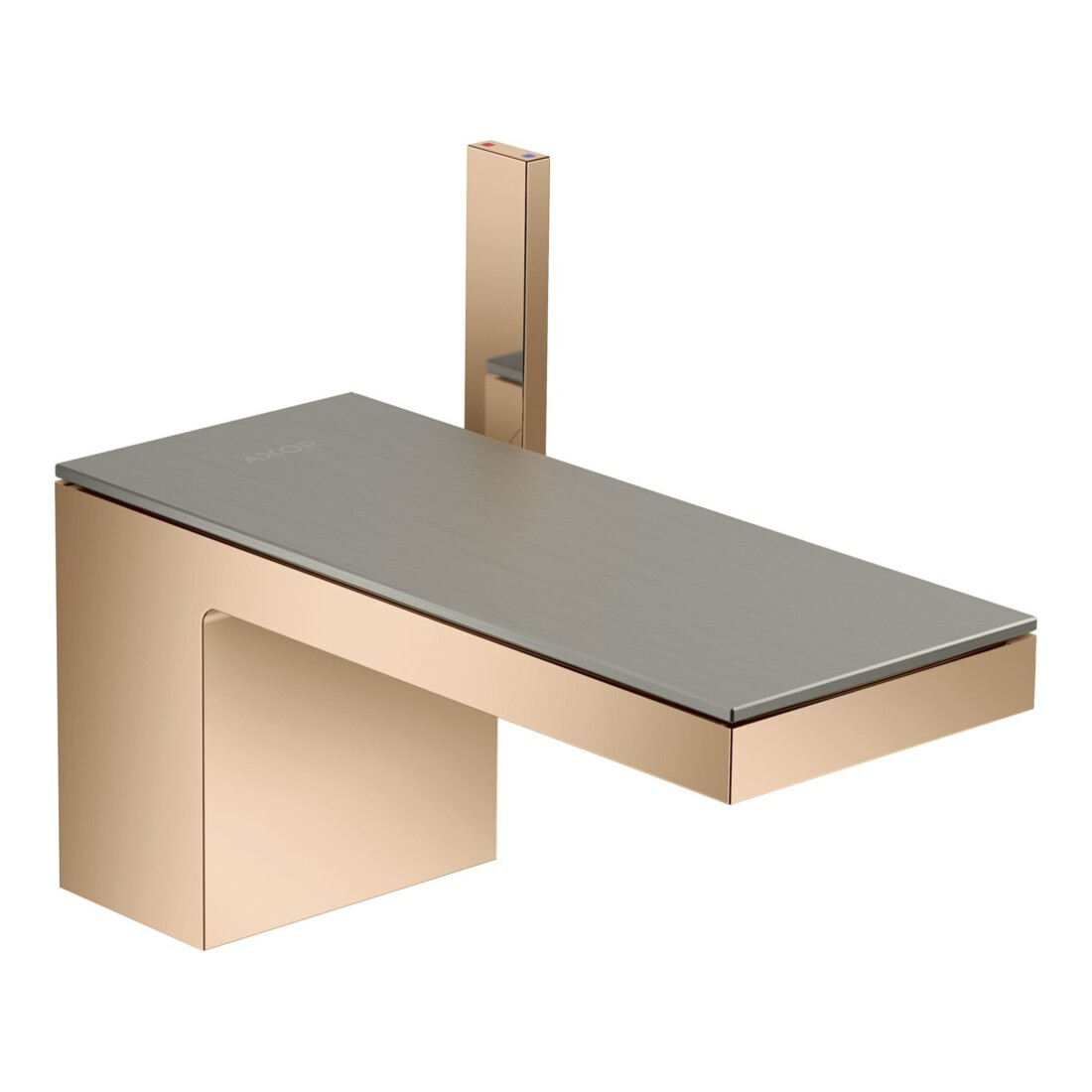 hansgrohe Axor MyEdition A Mitigeur lavabo mono-commande 151 mm, avec vidage, sans plaque, poli or rouge