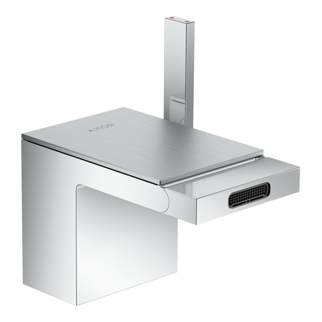 hansgrohe Axor MyEdition A Mitigeur monocommande pour bidet 121 mm, avec vidage poussoir, sans plaque, chrome