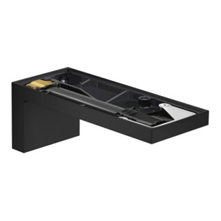 hansgrohe Axor MyEdition Bec de baignoire 176 mm, montage mural, sans plaque, noir mat