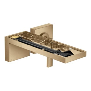 hansgrohe Axor MyEdition Ensemble prêt à poser Mitigeur lavabo encastré, H 221mm, sans plaque, bronze brossé