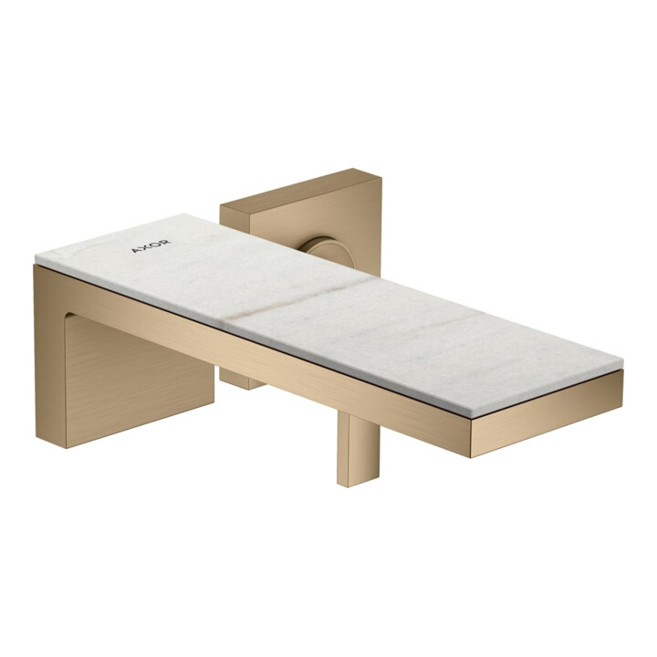 hansgrohe Axor MyEdition Ensemble prêt à poser Mitigeur lavabo encastré, H 221mm, sans plaque, bronze brossé