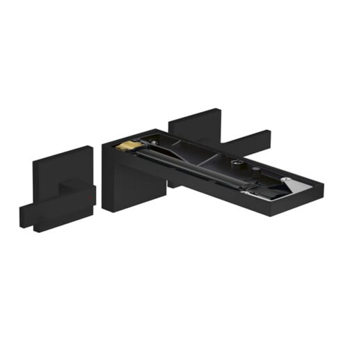 hansgrohe Axor MyEdition kit complet Mitigeur lavabo 3 trous, mural, sans plaque, mat noir