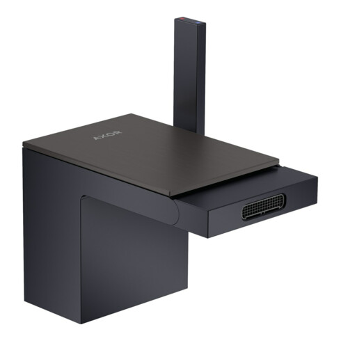 hansgrohe Axor MyEdition plaque 117x82 mm, chrome noir brossé, métal