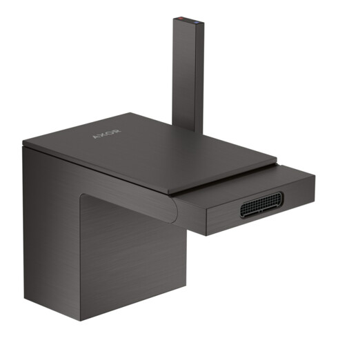 hansgrohe Axor MyEdition plaque 117x82 mm, chrome noir brossé, métal