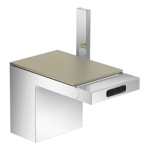 hansgrohe Axor MyEdition plaque 117x82mm, nickel brossé, métal