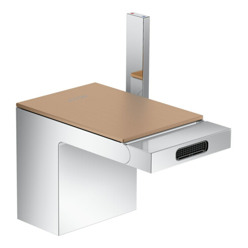 hansgrohe Axor MyEdition Plaque 117x82mm, or rouge brossé, métal