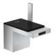 hansgrohe Axor MyEdition Plaque 117x82mm, verre, noir-1
