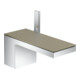 hansgrohe Axor MyEdition Plaque 200x82 mm, nickel brossé, métal