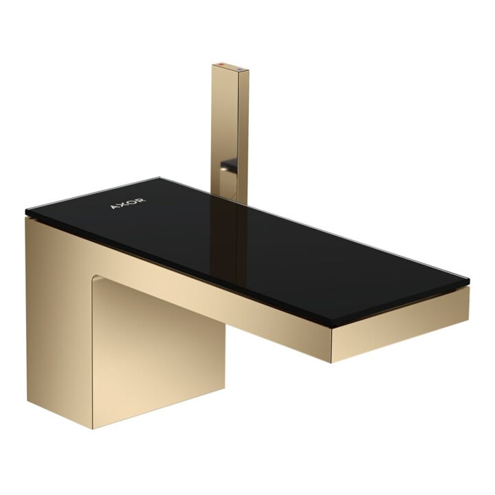 hansgrohe Axor MyEdition plaque 200x82 mm, verre, noir