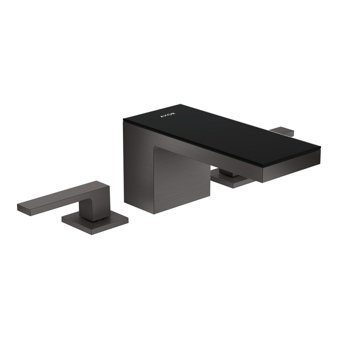 hansgrohe Axor MyEdition plaque 200x82 mm, verre, noir