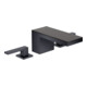 hansgrohe Axor MyEdition Plaque 200x82mm, chrome noir poli, métal
