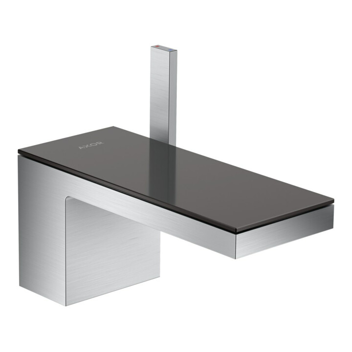 hansgrohe Axor MyEdition Plaque 200x82mm, chrome noir poli, métal