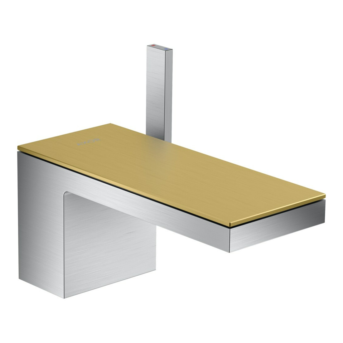 hansgrohe Axor MyEdition Plaque 200x82mm, or brossé, métal