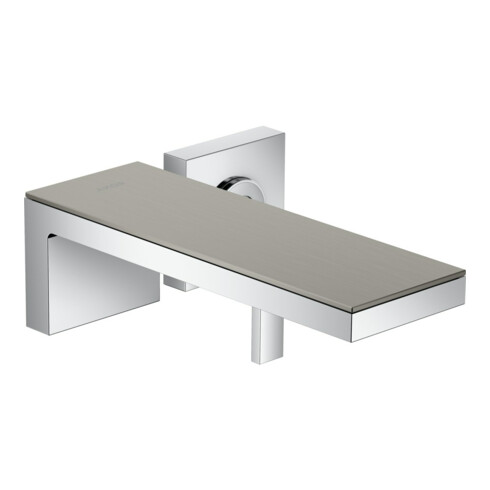 hansgrohe Axor MyEdition Plaque 245x82 mm, aspect acier inoxydable, métal