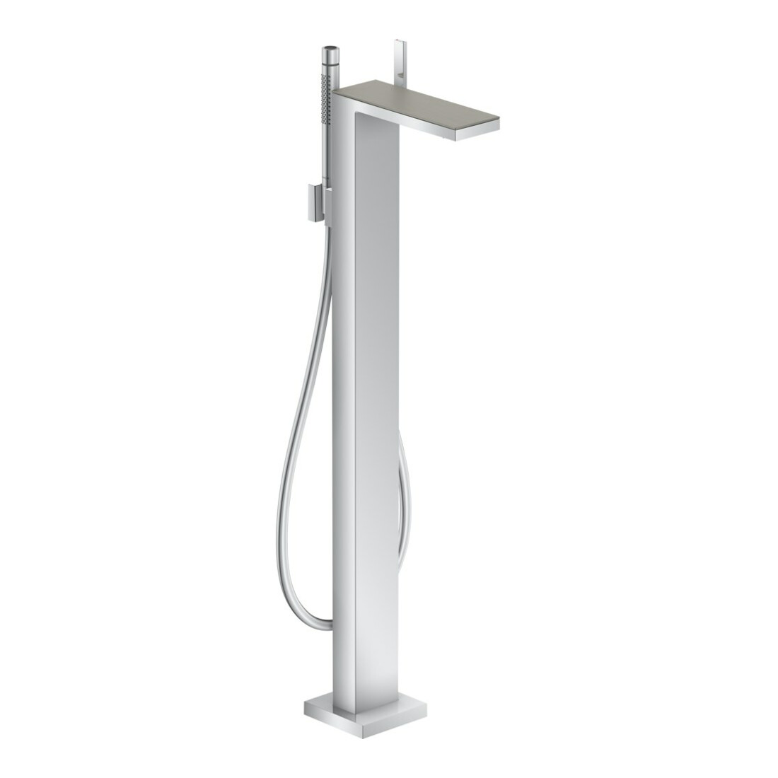hansgrohe Axor MyEdition Plaque 245x82 mm, aspect acier inoxydable, métal