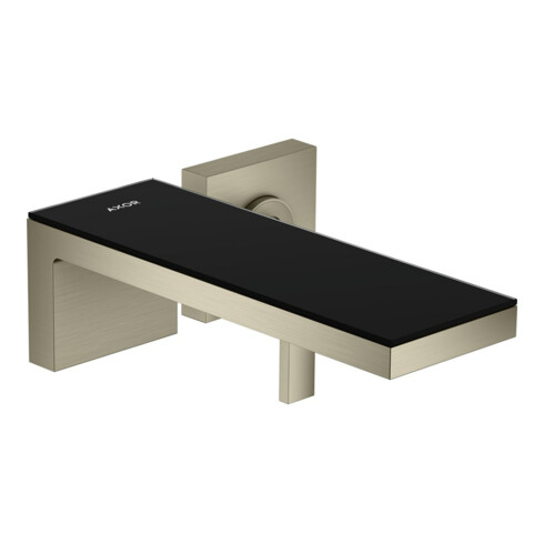 hansgrohe Axor MyEdition plaque 245x82 mm, verre, noir