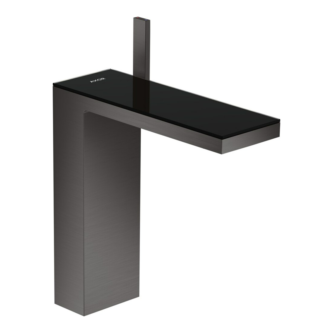 hansgrohe Axor MyEdition plaque 245x82 mm, verre, noir