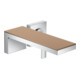 hansgrohe Axor MyEdition plaque 245x82mm, or rouge brossé, métal-5