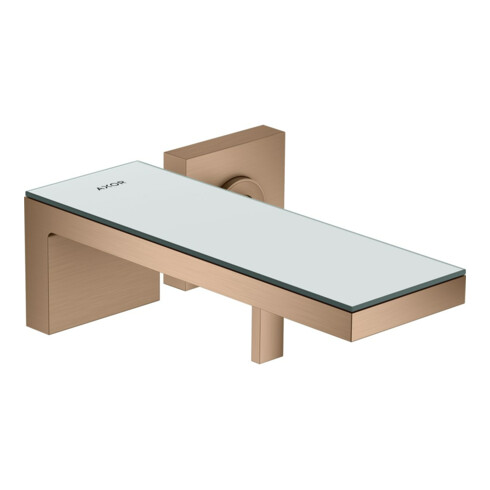 hansgrohe Axor MyEdition Set complet Mitigeur lavabo encastré, A 221 mm, sans plaque, brossé or rouge