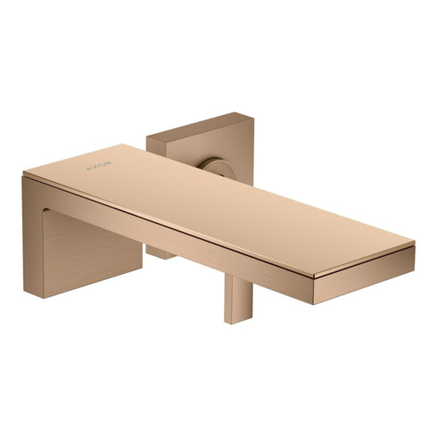 hansgrohe Axor MyEdition Set complet Mitigeur lavabo encastré, A 221 mm, sans plaque, brossé or rouge