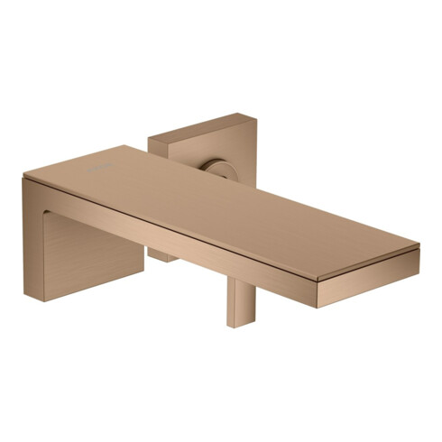 hansgrohe Axor MyEdition Set complet Mitigeur lavabo encastré, A 221 mm, sans plaque, brossé or rouge