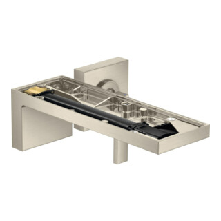 hansgrohe Axor MyEdition Set complet Mitigeur lavabo encastré, A 221 mm, sans plaque, nickel brossé