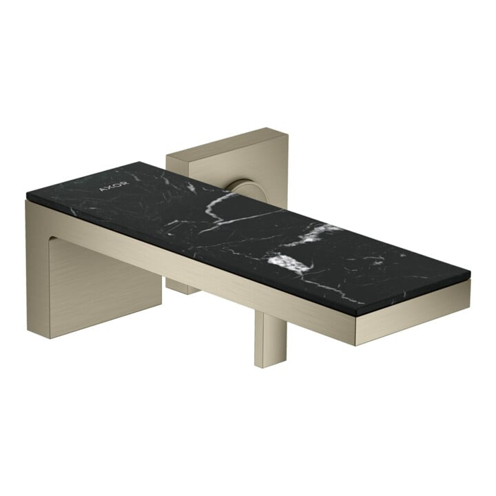 hansgrohe Axor MyEdition Set complet Mitigeur lavabo encastré, A 221 mm, sans plaque, nickel brossé