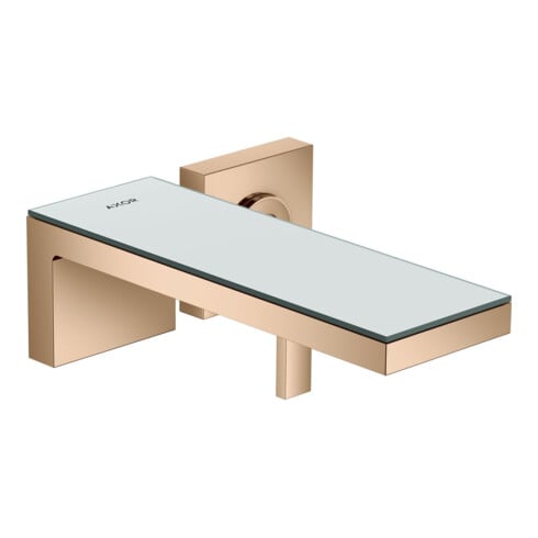 hansgrohe Axor MyEdition Set complet Mitigeur lavabo encastré, A 221 mm, sans plaque, poli or rose