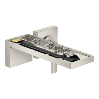 hansgrohe Axor MyEdition Set complet Mitigeur lavabo encastré, H 221 mm, sans plaque, aspect acier inoxydable
