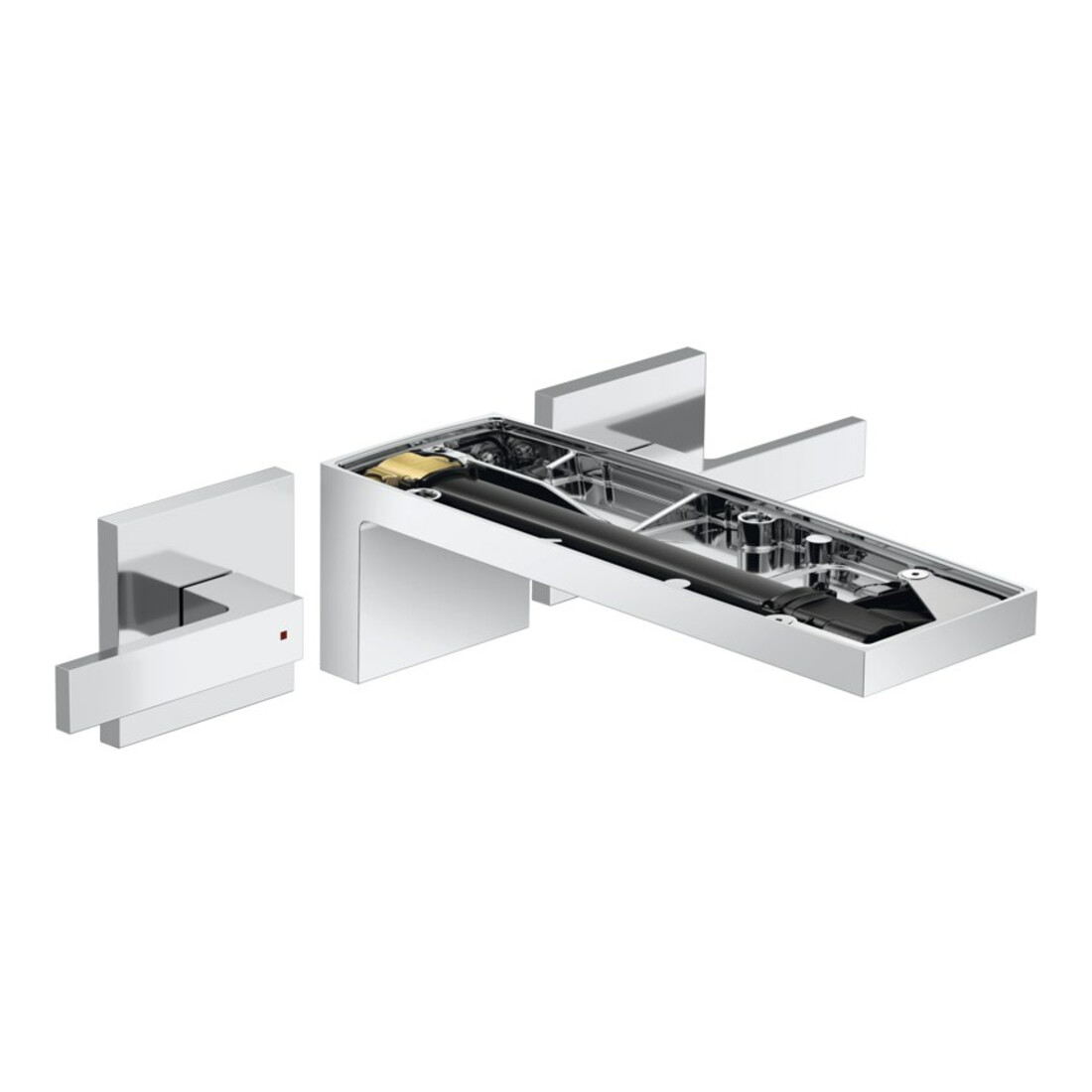 hansgrohe Axor MyEdition Set complet Robinet lavabo 3 trous, mural, sans plaque, chrome