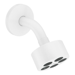 hansgrohe Axor One 75 1j EcoSm. pommeau de douche avec bras de douche, blanc mat