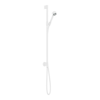 hansgrohe Axor One EcoSmart ensemble de douche avec raccord mural, 75 mm, 1 jet, blanc mat