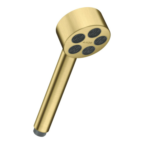 hansgrohe Axor One EcoSmart pomme de douche DN 15, 75 mm, 1 jet, laiton brossé