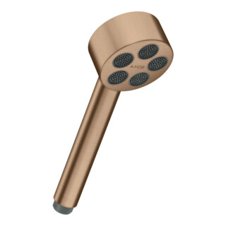 hansgrohe Axor One EcoSmart pomme de douche DN 15, 75 mm, 1 jet, or rouge brossé