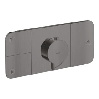 hansgrohe Axor One Ensemble de montage Thermostat encastré, 3 sorties, brossé bleu
