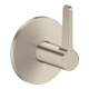hansgrohe Axor One inbouwafsluitset geborsteld nikkel met hendelgreep