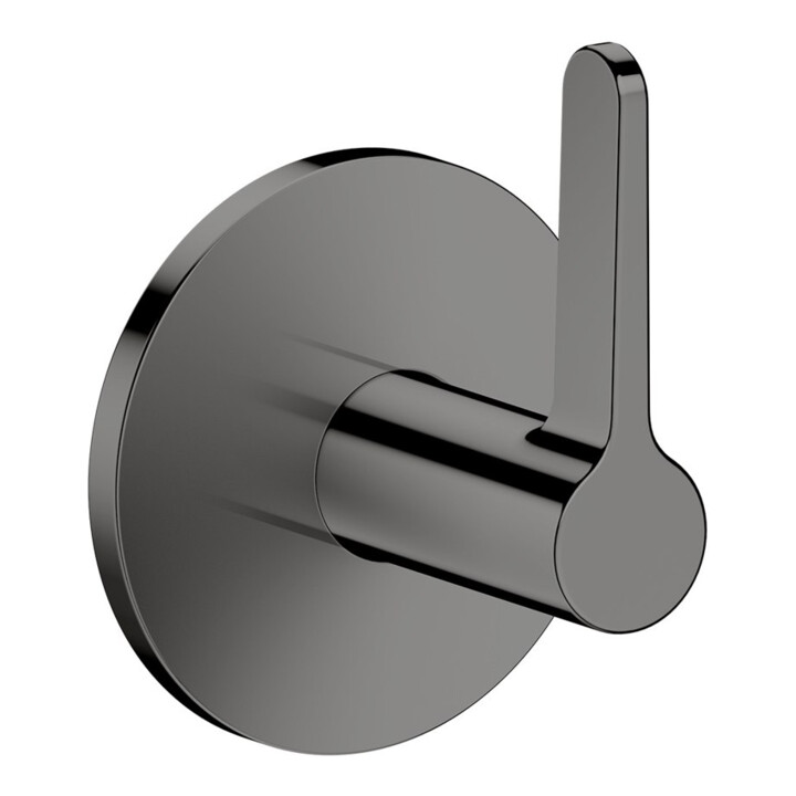 hansgrohe Axor One inbouwafsluitventiel gepolijst blauw met hendel, compleet montageset