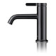 hansgrohe Axor One Mitigeur lavabo 70 130 mm, vidage non verrouillable, mat noir-4
