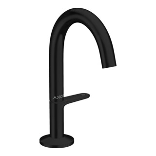 hansgrohe Axor One Mitigeur lavabo mono 122 mm, vidage push-open, noir mat