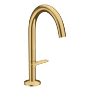 hansgrohe Axor One Mitigeur lavabo monocommande Sel. 170 A 140 mm, avec vidage poussoir, optique or brossé