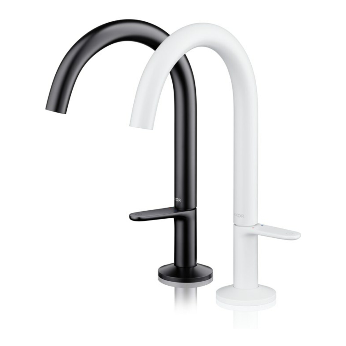 hansgrohe Axor One Mitigeur lavabo monocommande Sel. 170 A 140mm, m. vidage poussoir, mat noir