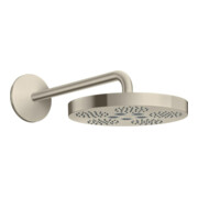 hansgrohe Axor One pomme de douche avec bras de douche, 1 jet, nickel brossé