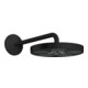 hansgrohe Axor One pomme de douche avec bras de douche, 1 jet, noir mat-1