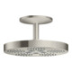 hansgrohe Axor One pomme de douche plafond, 2 jets, aspect inox-1