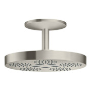 hansgrohe Axor One pomme de douche plafond, 2 jets, aspect inox