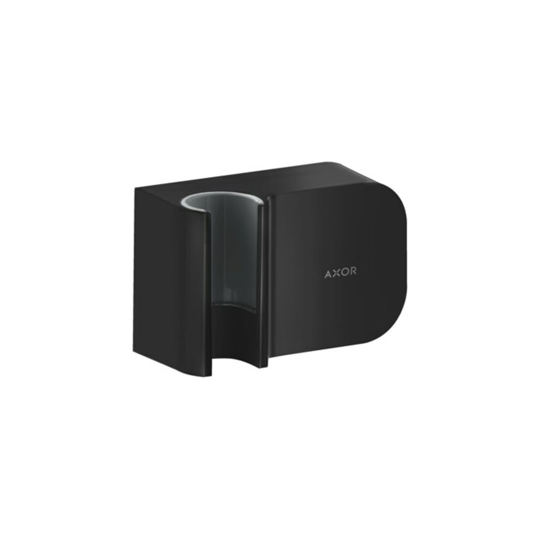 hansgrohe Axor One Portier unité G 1/2, fonction maintien douche intégrée, noir mat